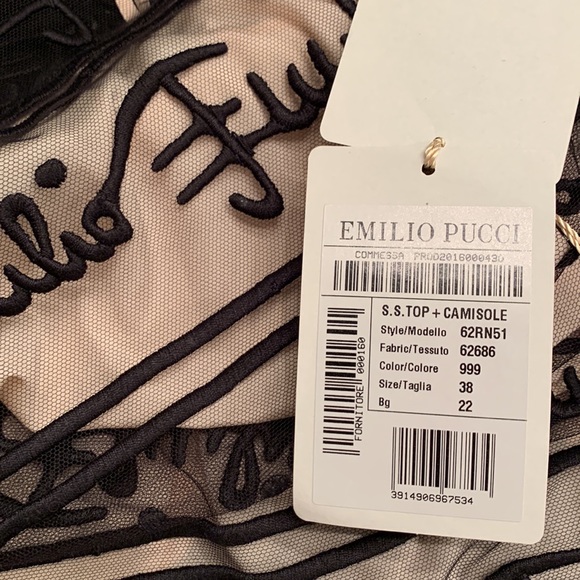 Emilio Pucci embroidery top and camisole set - Picture 6 of 6